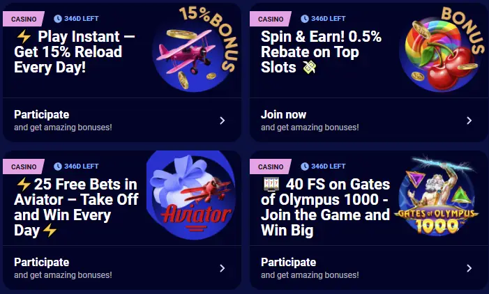 Spinay Casino Bonus Teklifleri